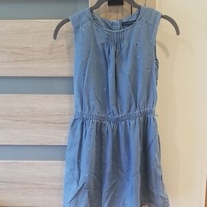 Tommy Hilfiger Blue Polka Dot Kids Dress